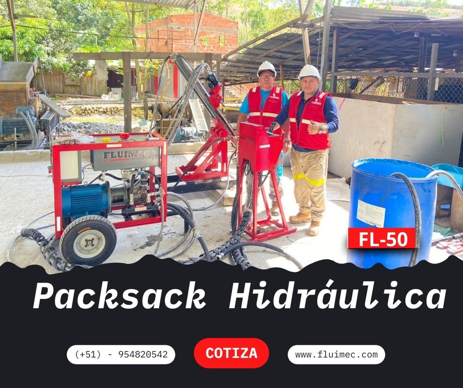 Packsack Hidráulica FL-50 - Perforadora de fácil extracción